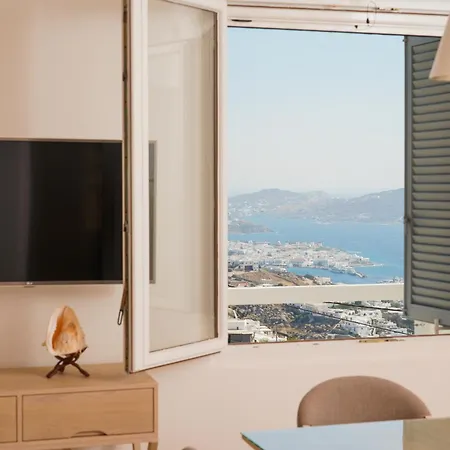 Aether Mykonos 5br With Serene Port & Town Views Willa *