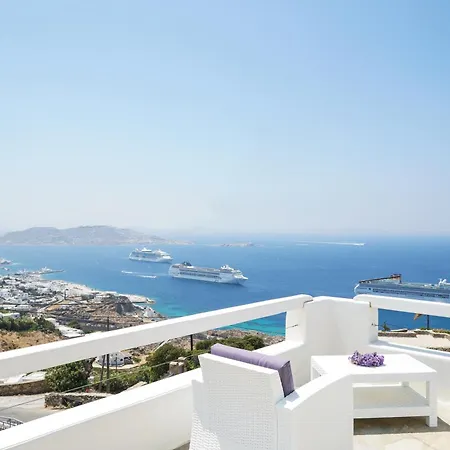 Aether Mykonos 5br With Serene Port & Town Views Willa Tourlos