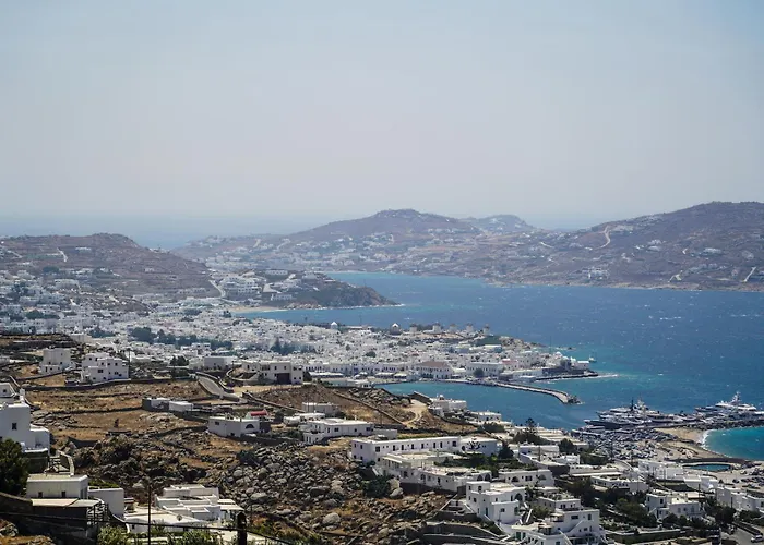 Aether Mykonos 5br With Serene Port & Town Views Villa