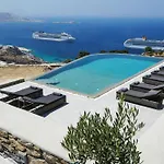 Aether Mykonos 5br With Serene Port & Town Views Villa