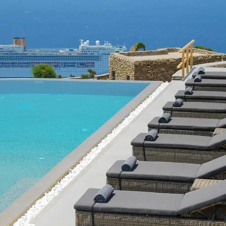 Aether Mykonos 5br With Serene Port & Town Views * Tourlos