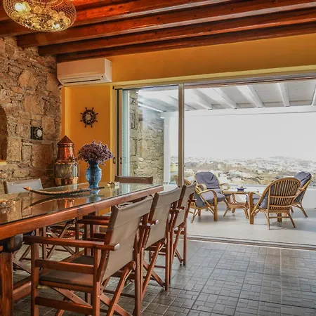 Aether Mykonos 5br With Serene Port & Town Views