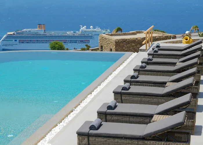 Aether Mykonos 5br With Serene Port & Town Views * Tourlos