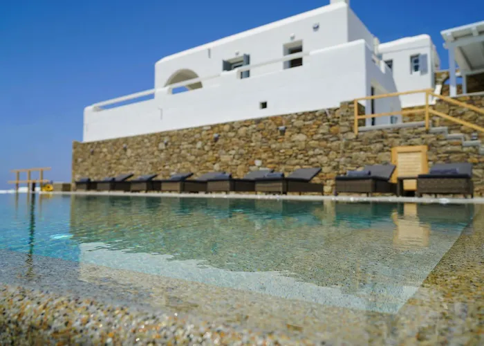 Aether Mykonos 5br With Serene Port & Town Views Tourlos