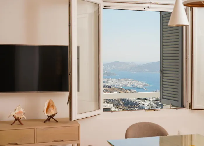 Aether Mykonos 5br With Serene Port & Town Views Villa *