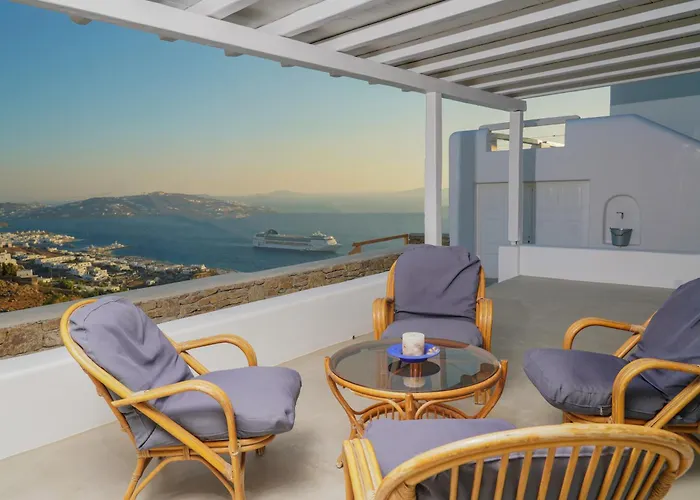Aether Mykonos 5br With Serene Port & Town Views *