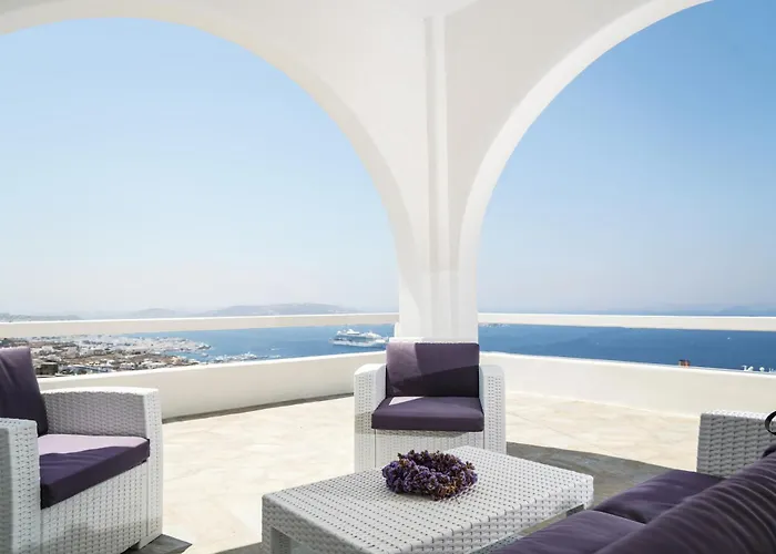Villa Aether Mykonos 5br With Serene Port & Town Views *