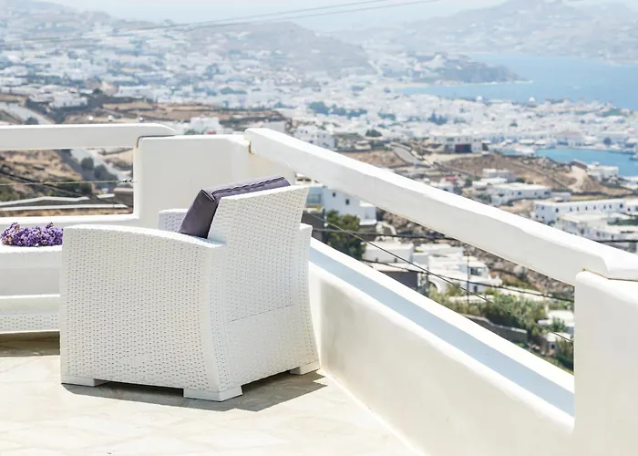 Aether Mykonos 5br With Serene Port & Town Views