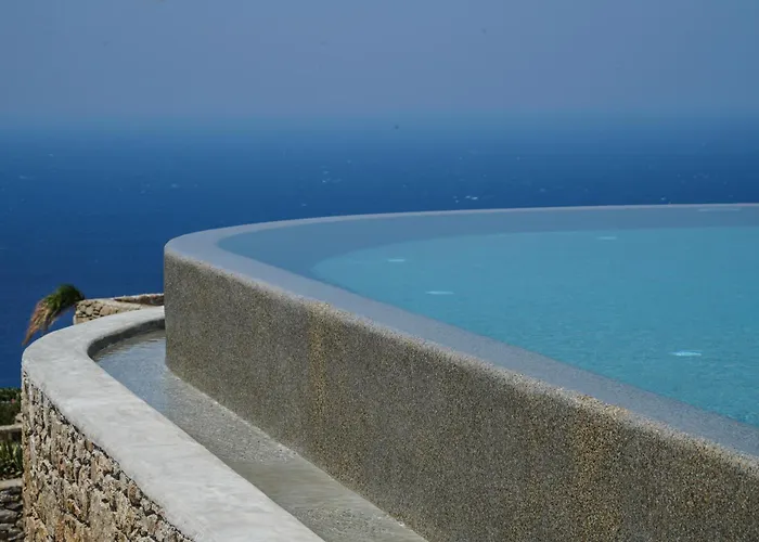 Aether Mykonos 5br With Serene Port & Town Views Вилла Тоурлос