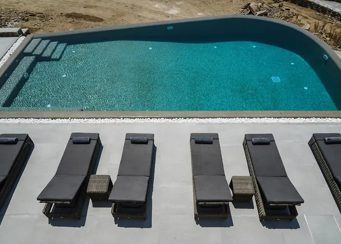 Aether Mykonos 5br With Serene Port & Town Views