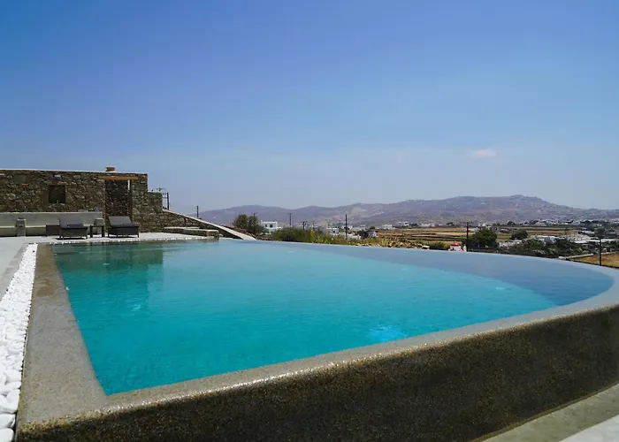 Вилла Aether Mykonos 5br With Serene Port & Town Views Тоурлос