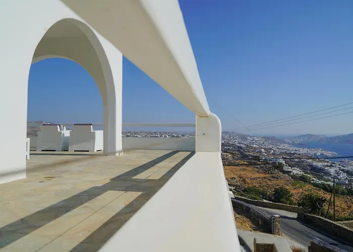 Aether Mykonos 5br With Serene Port & Town Views Тоурлос