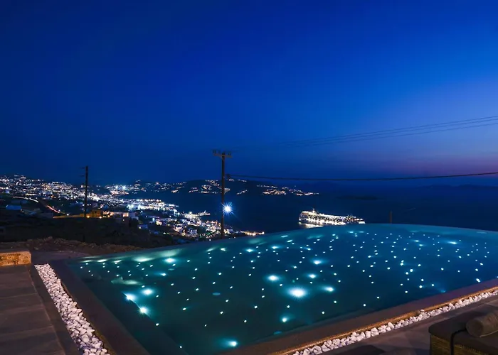 Aether Mykonos 5br With Serene Port & Town Views *